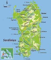 Sardinien Strand Meer Karte 3